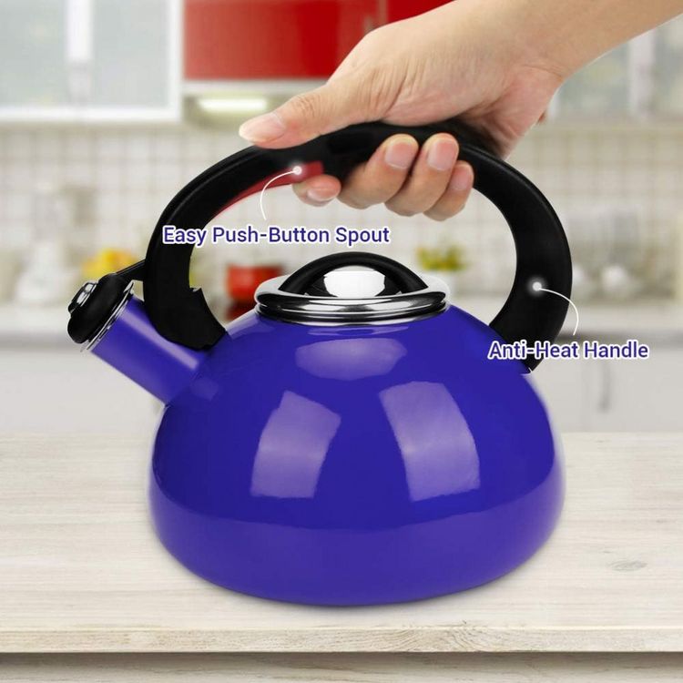 AIDEA-Chaleira-de-Cha-2.3L-com-Apito-Aco-Inoxidavel-Azul-foto-1