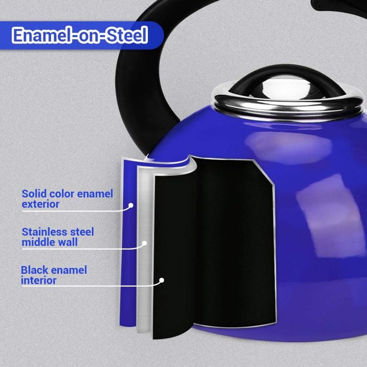 AIDEA-Chaleira-de-Cha-2.3L-com-Apito-Aco-Inoxidavel-Azul-foto-2