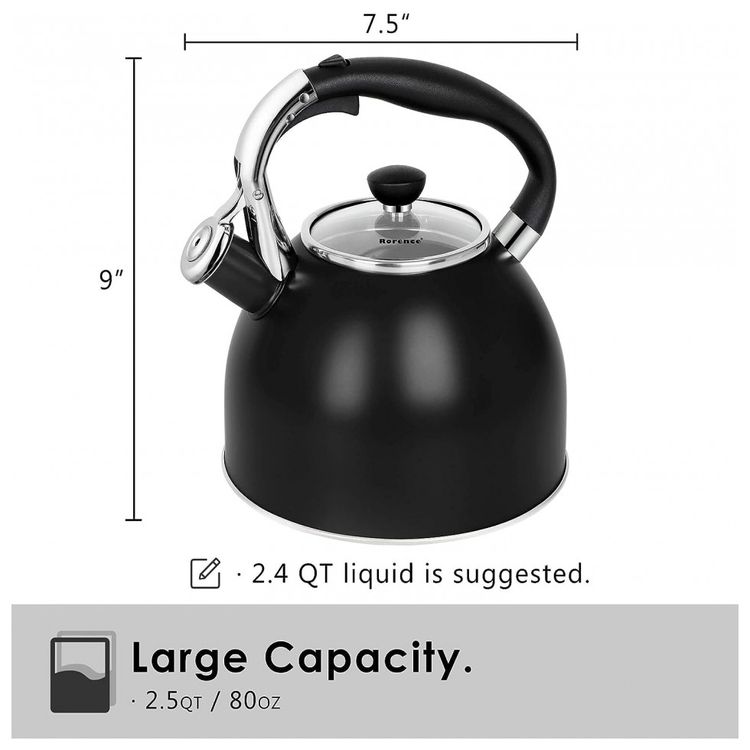 Rorence-R-T-11R-Chaleira-de-Cha-2.5L-com-Apito-Aco-foto-1