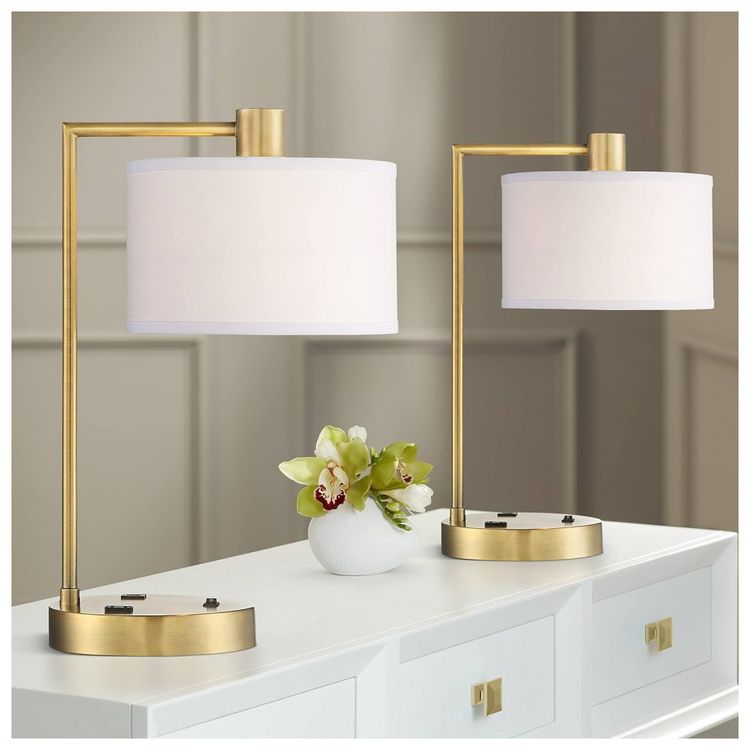 360-Lighting-Luminaria-de-Mesa-Contemporanea-em-Metal-foto-0