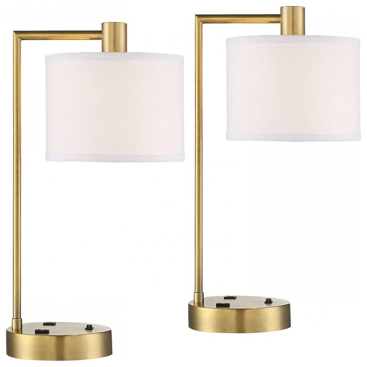 360-Lighting-Luminaria-de-Mesa-Contemporanea-em-Metal-foto-1