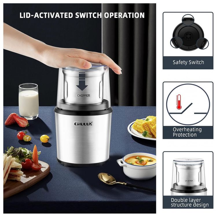 CHULUX-CL-EG20003-Moedor-de-Cafe-em-Graos-75g-de-Aco-foto-4