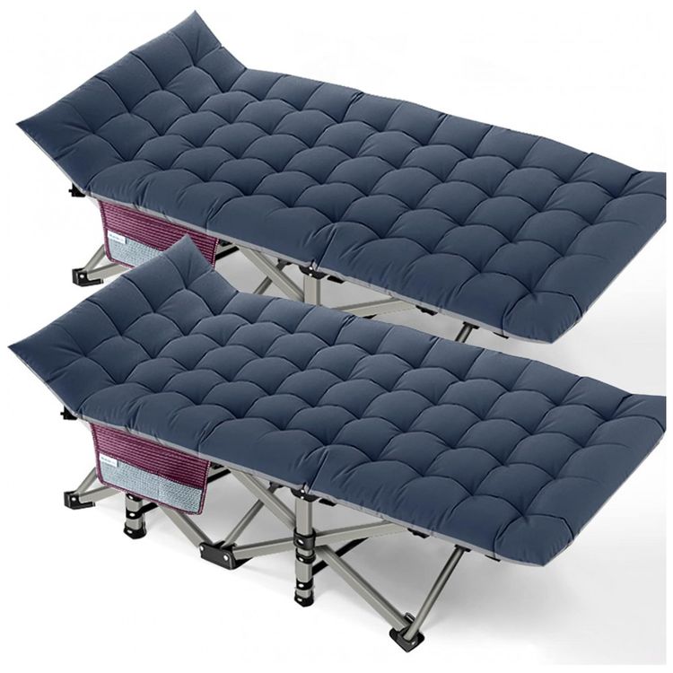 Cama-Dobravel-Portatil-para-Acampamento-com-Acolchoado-e-foto-0