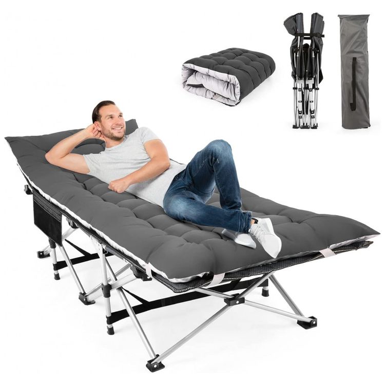 Cama-Dobravel-Portatil-para-Acampamento-de-Qualidade-Leve-e-foto-0