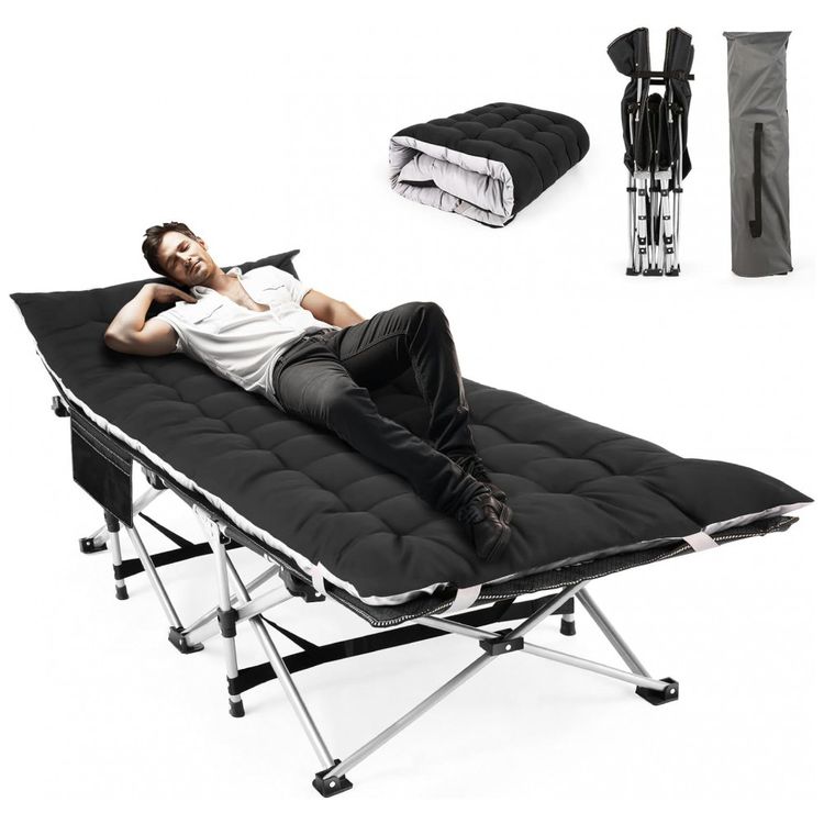Cama-Dobravel-Portatil-para-Acampamento-de-Qualidade-Leve-e-foto-0