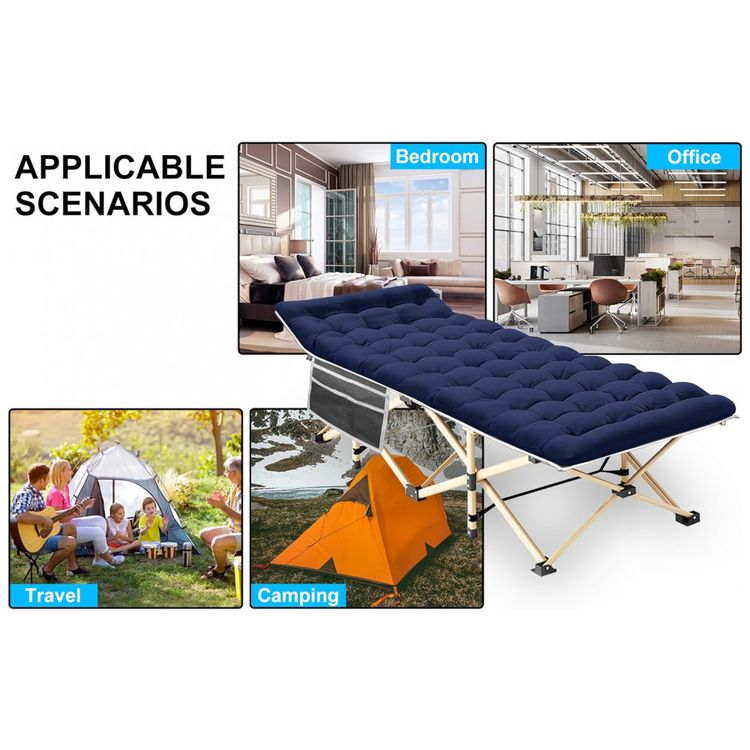 Cama-Dobravel-Portatil-para-Acampamento-com-Acolchoado-e-foto-2