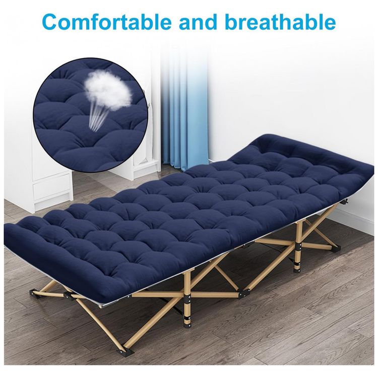Cama-Dobravel-Portatil-para-Acampamento-com-Acolchoado-e-foto-4