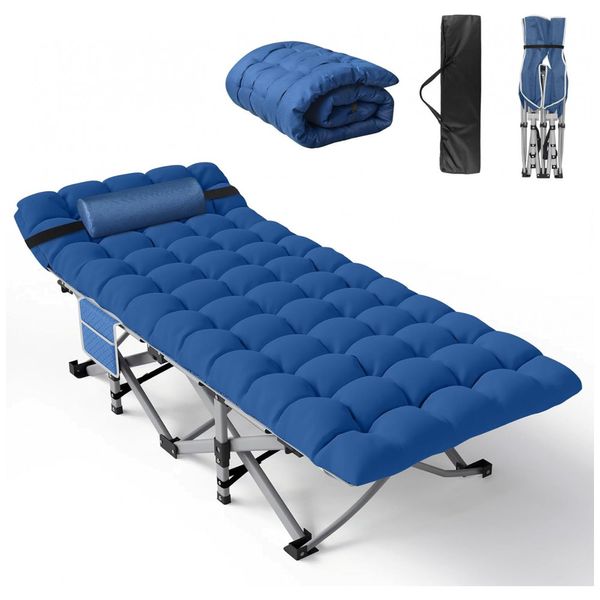 Cama-Dobravel-Portatil-para-Acampamento-com-Acolchoado-e-foto-0