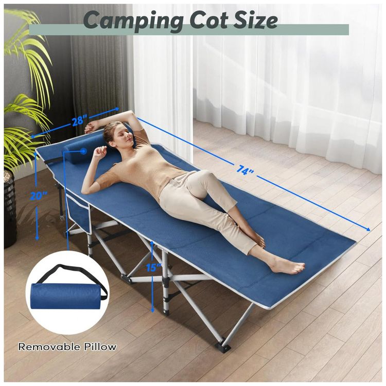 Cama-Dobravel-Portatil-para-Acampamento-com-Acolchoado-e-foto-1