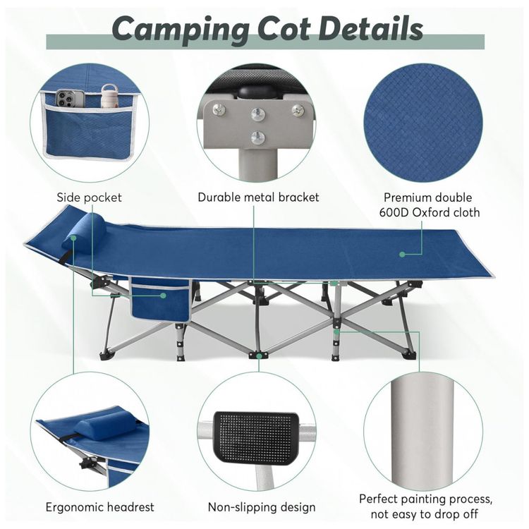 Cama-Dobravel-Portatil-para-Acampamento-com-Acolchoado-e-foto-3