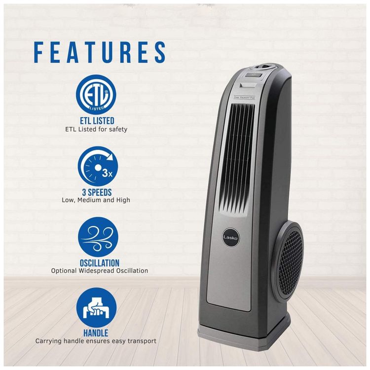Ventilador-de-Torre-com-3-Velocidades-e-Oscilacao-para-Quart-foto-1