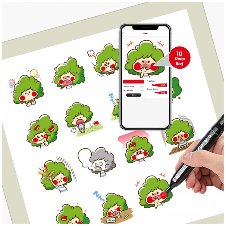 Conjunto-de-Canetas-Artisticas-170-Cores-com-Pontas-Duplas-foto-4