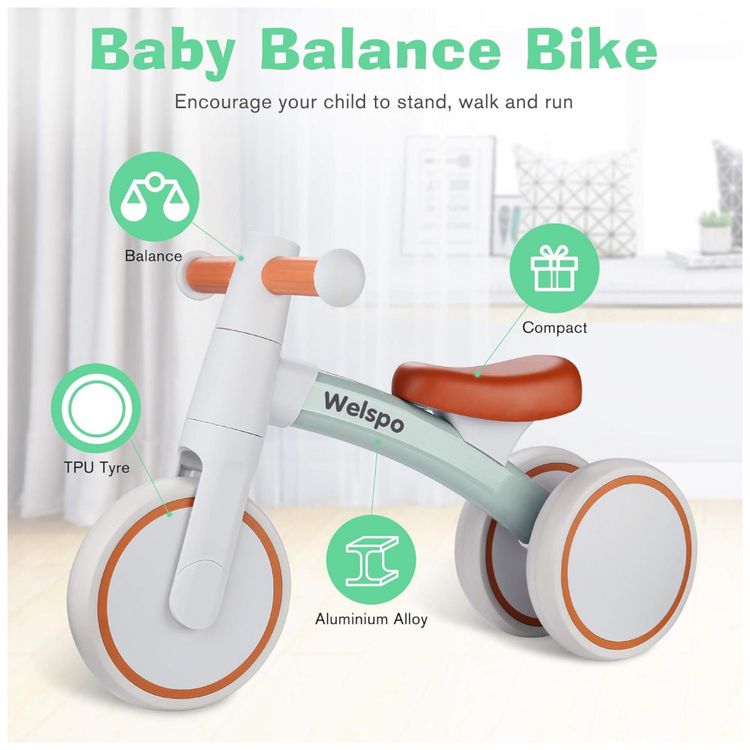 Bicicleta-sem-Pedal-com-3-Rodas-para-Criancas-de-1-a-3-Anos-foto-3