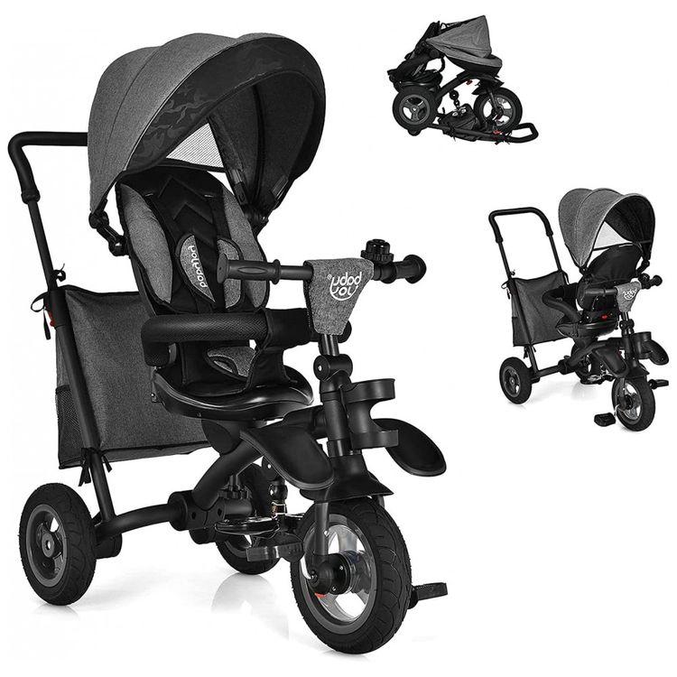 Triciclo-Infantil-7-em-1-com-Alca-de-Empurrar-Cobertura-foto-0