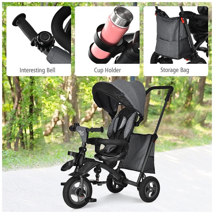 Triciclo-Infantil-7-em-1-com-Alca-de-Empurrar-Cobertura-foto-5