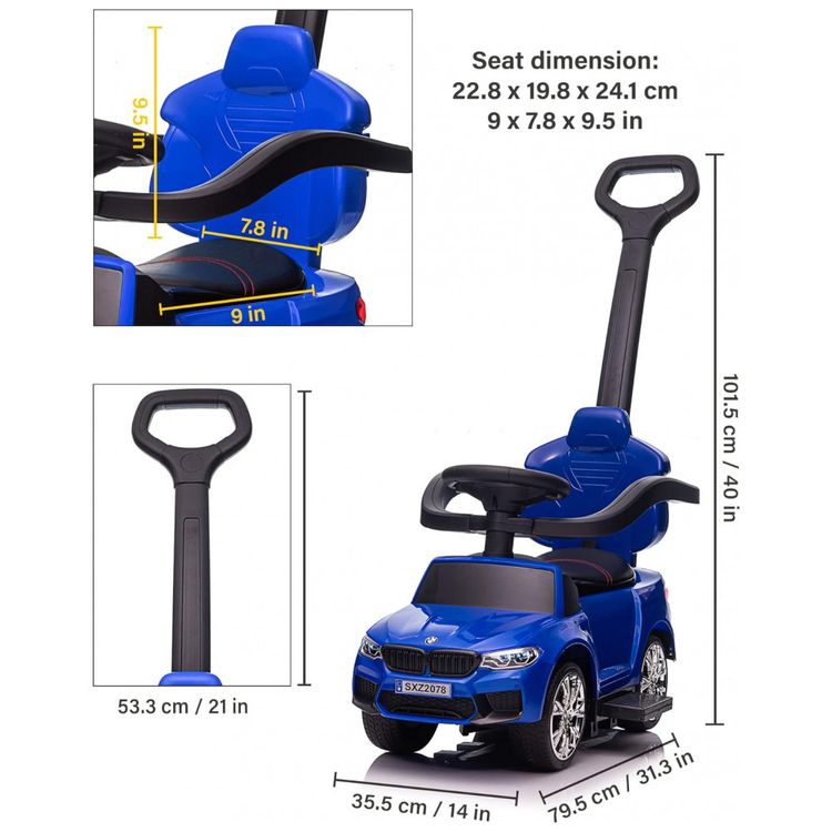 Carrinho-de-Passeio-Infantil-4-em-1-com-Alca-Assento-de-foto-2