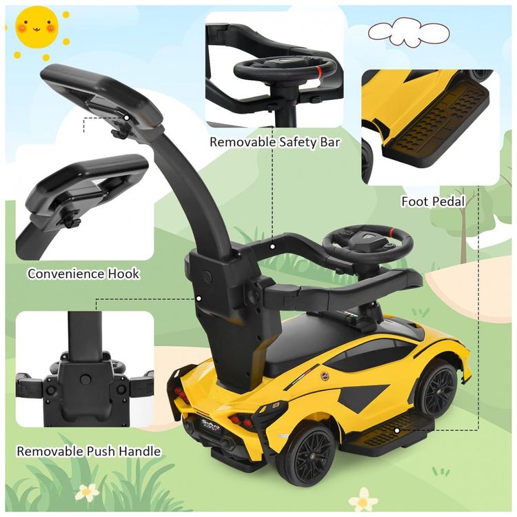 Carrinho-de-Passeio-Infantil-3-em-1-com-Alca-Musica-USB-foto-2
