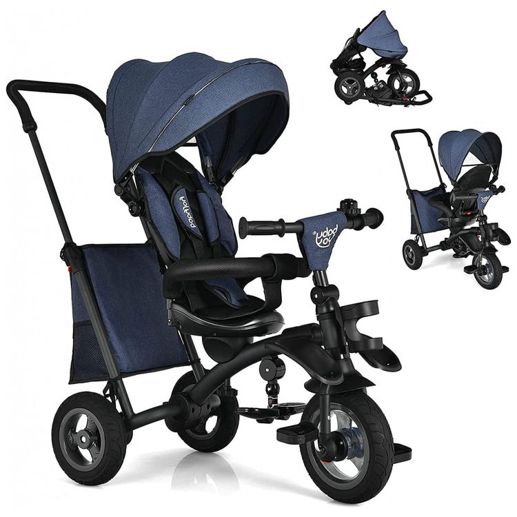 Triciclo-Infantil-7-em-1-com-Alca-de-Empurrar-Cobertura-foto-0