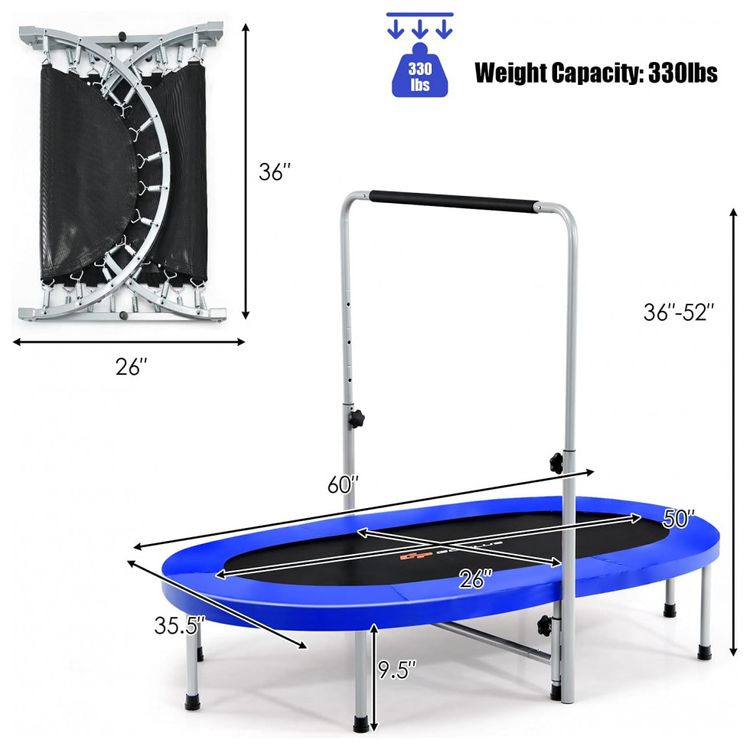 Goplus-Cama-Elastica-Interna-para-ate-2-Criancas-com-Apoio-foto-2