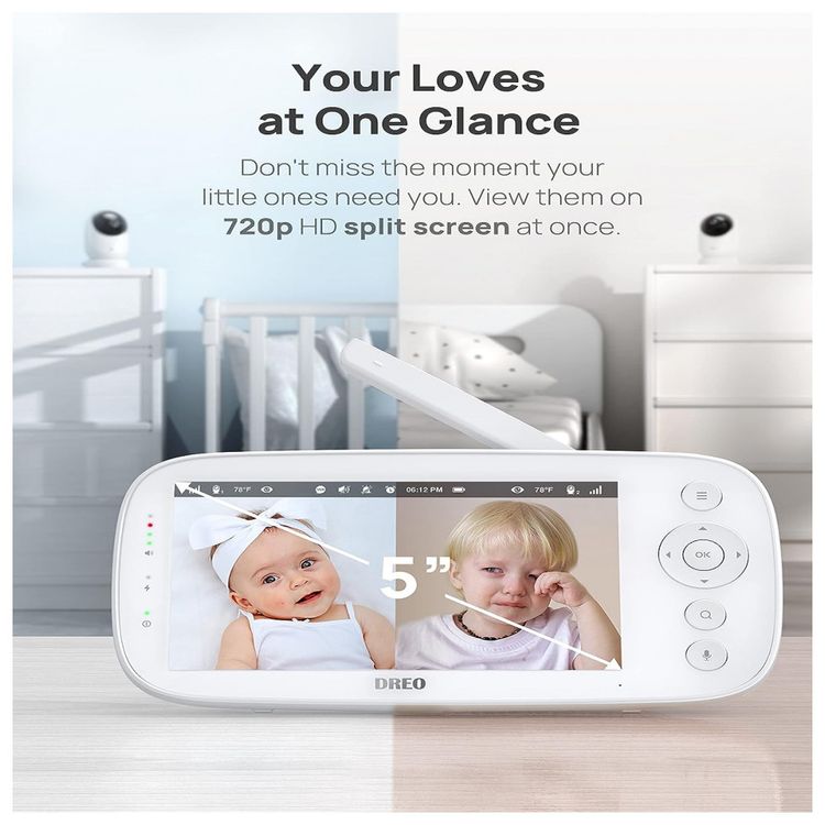 Baba-Eletronica-Monitor-com-Camera-de-12cm-HD-720p-e-Visao-foto-1