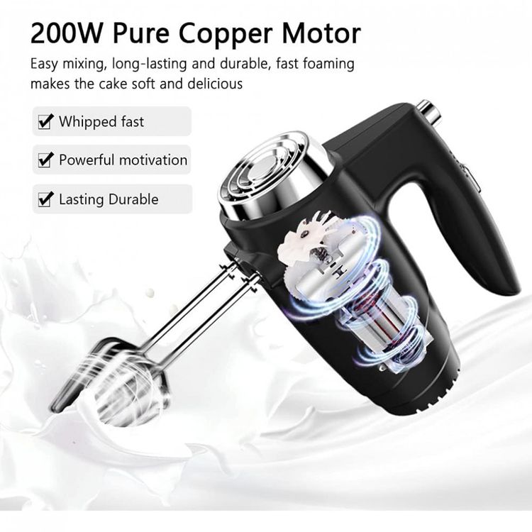 Batedeira-de-Mao-com-5-Velocidades-e-Acessorios-de-Aco-Inox-foto-1