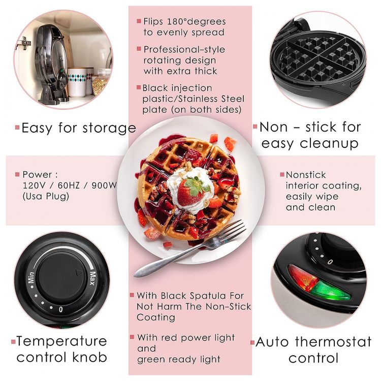 Moss-Stone-Maquina-de-Waffle-Antiaderente-2-Fatias-com-foto-2
