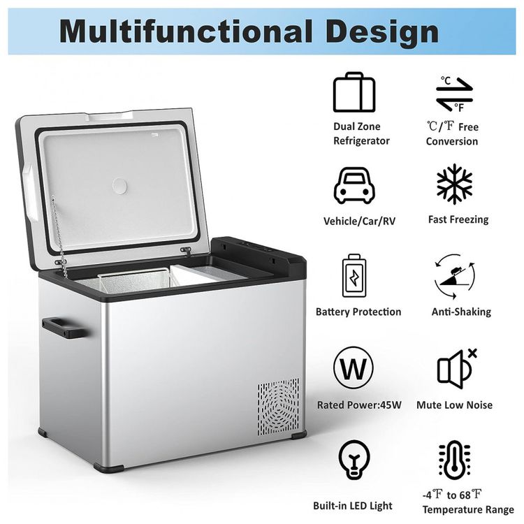 KEED-BING-Mini-Geladeira-Cooler-Automotiva-Eletrico-foto-3