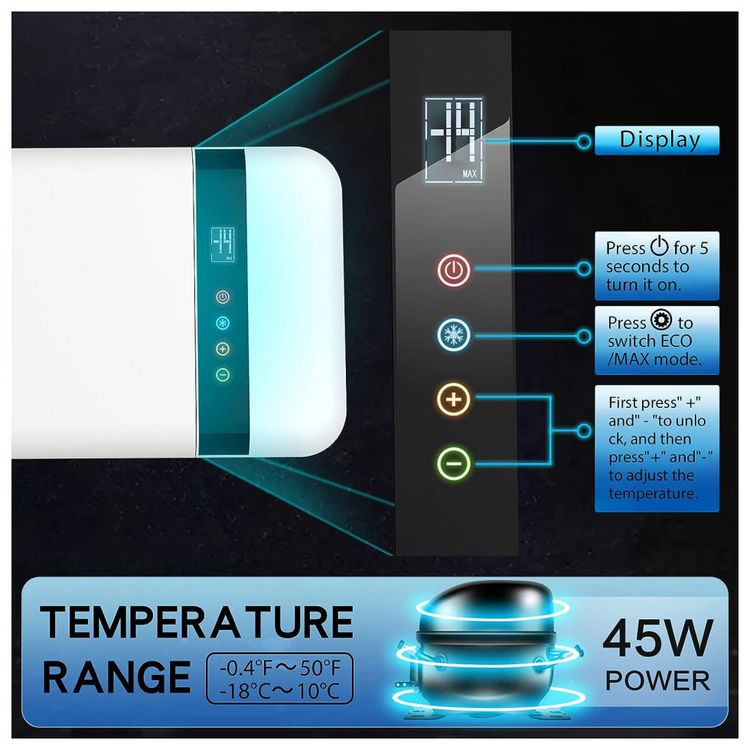 COOLBO-Mini-Geladeira-Cooler-Automotiva-Eletrico-Portatil-foto-3