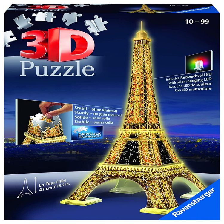 Quebra-Cabecas-3D-Arquitetura-Torre-Eiffel-com-Led-para-foto-0