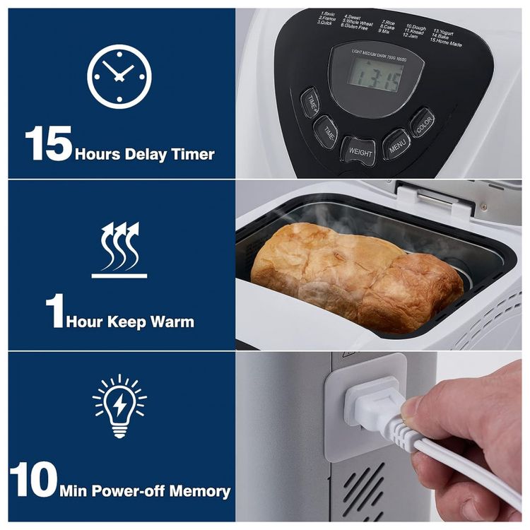 CUSIMAX-Panificadora-Automatica-com-15-Modos-110V-Preta-foto-2