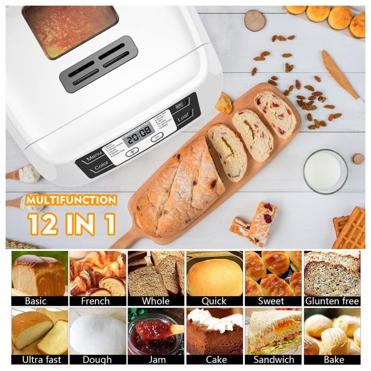 Panificadora-Automatica-com-12-Modos-Branca-110v-AUMATE-foto-3