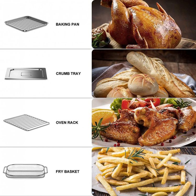 AUMATE-Fritadeira-Eletrica-AirFryer-19L-com-7-Modos-e-Painel-foto-1