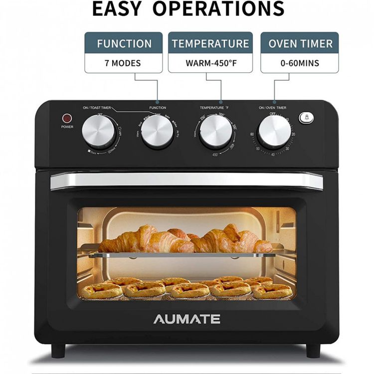 AUMATE-Fritadeira-Eletrica-AirFryer-19L-com-7-Modos-e-Painel-foto-2