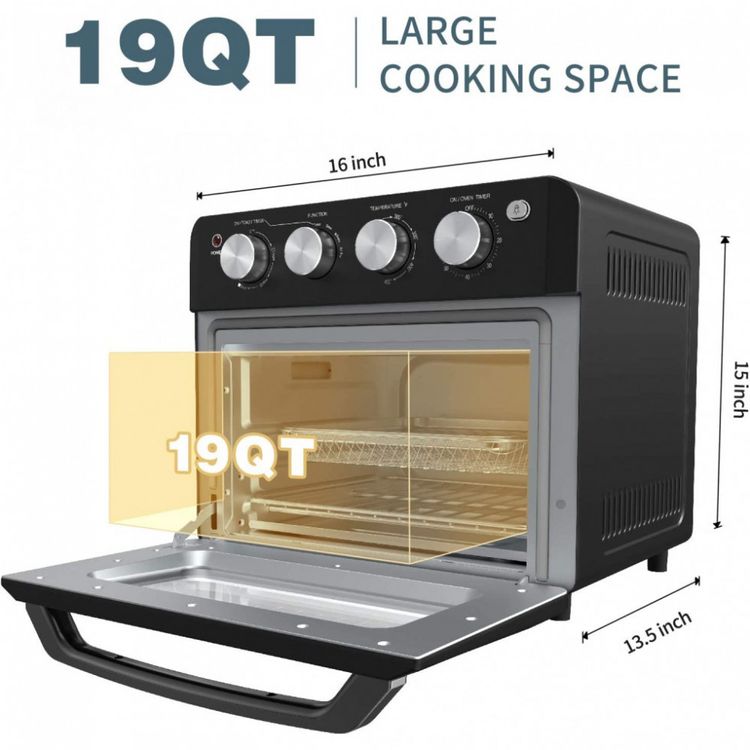 AUMATE-Fritadeira-Eletrica-AirFryer-19L-com-7-Modos-e-Painel-foto-3