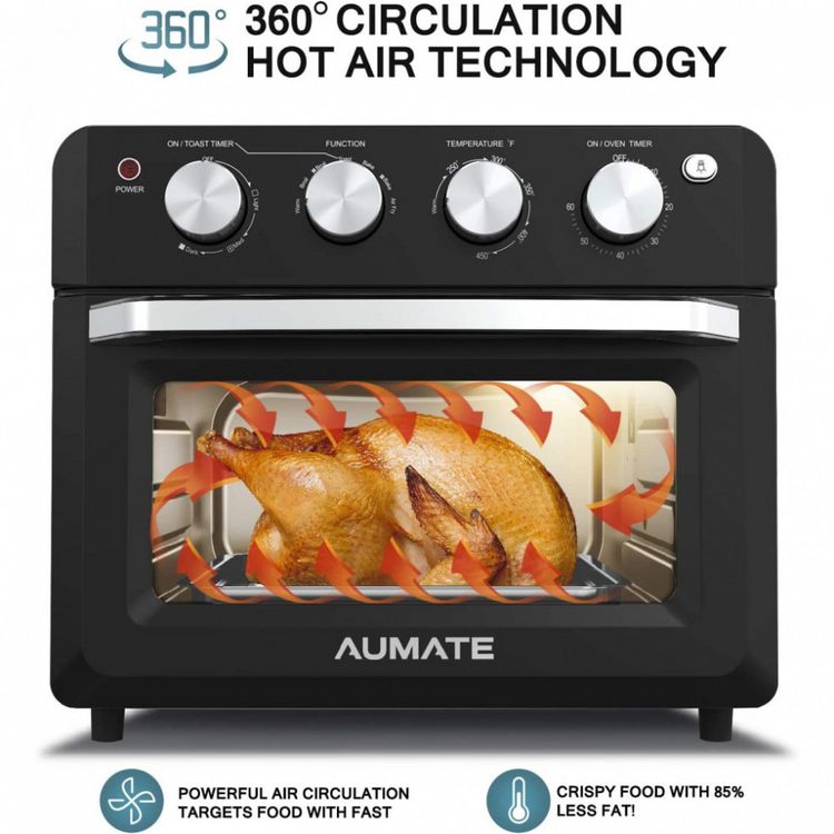 AUMATE-Fritadeira-Eletrica-AirFryer-19L-com-7-Modos-e-Painel-foto-4