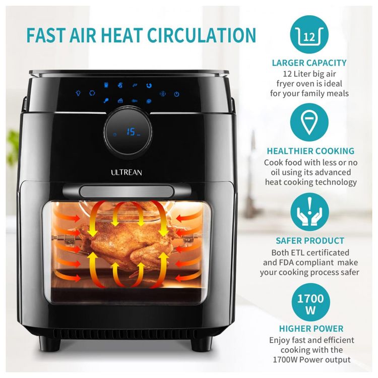 Fritadeira-Eletrica-Air-Fryer-9L-com-Painel-de-Controle-foto-1