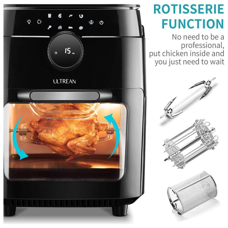 Fritadeira-Eletrica-Air-Fryer-9L-com-Painel-de-Controle-foto-4