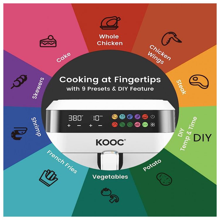 Fritadeira-Eletrica-Air-Fryer-7L-com-Painel-de-Controle-foto-4