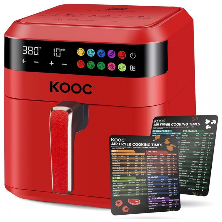 KOOC-Fritadeira-Eletrica-Air-Fryer-7L-com-Painel-de-foto-0