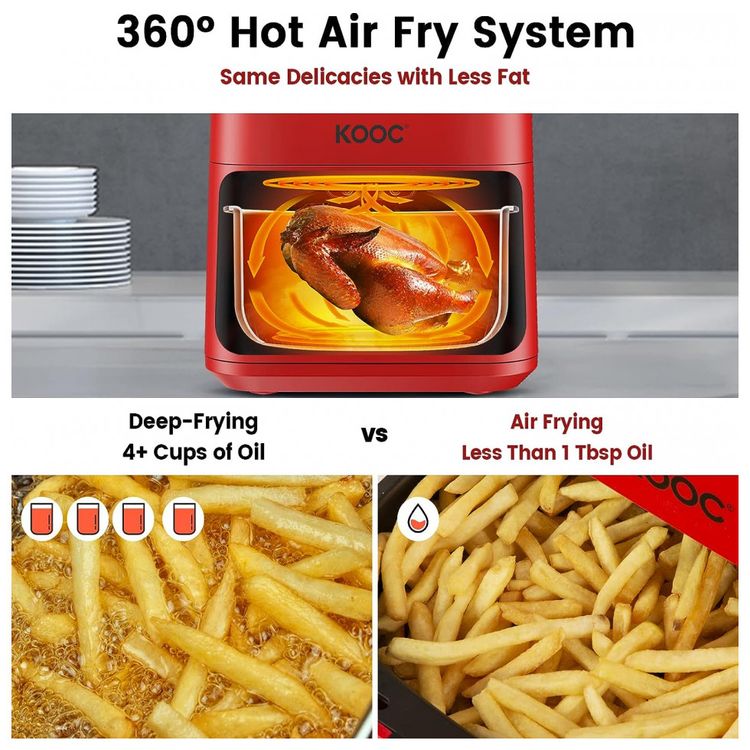 KOOC-Fritadeira-Eletrica-Air-Fryer-7L-com-Painel-de-foto-3