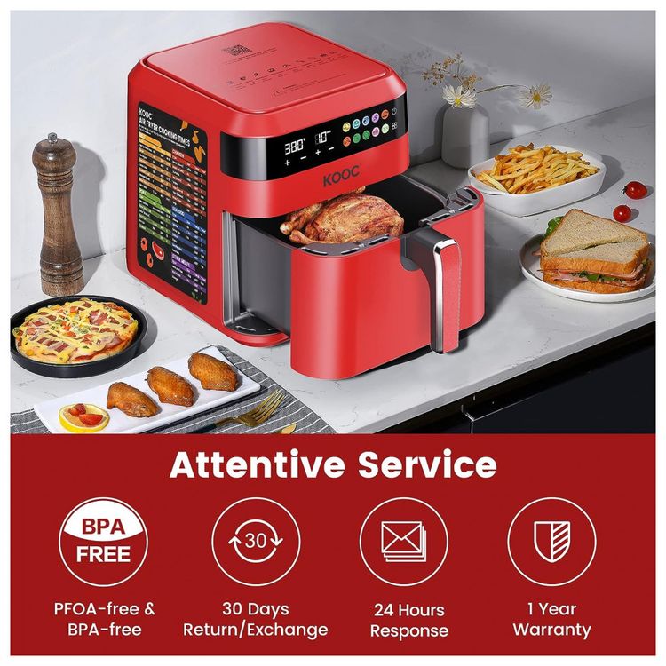 KOOC-Fritadeira-Eletrica-Air-Fryer-7L-com-Painel-de-foto-5
