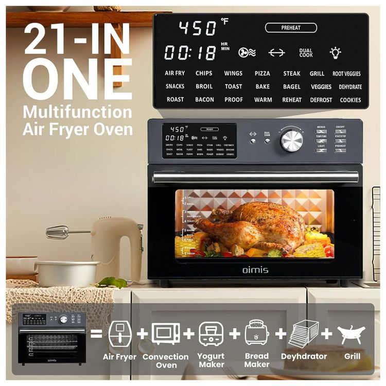 Fritadeira-Eletrica-Air-Fryer-30L-com-Painel-de-Controle-foto-1