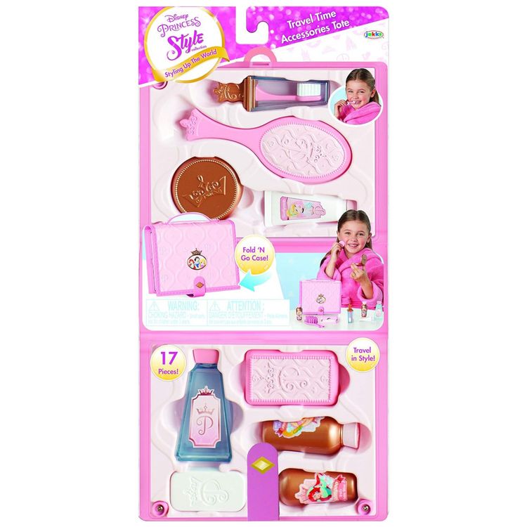Kit-de-Acessorios-de-Viagem-de-Brinquedo-da-Disney-Princesas-foto-4
