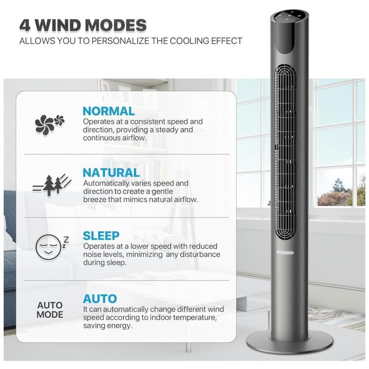 Ventilador-de-Torre-com-Controle-Remoto-8-Velocidades-foto-5