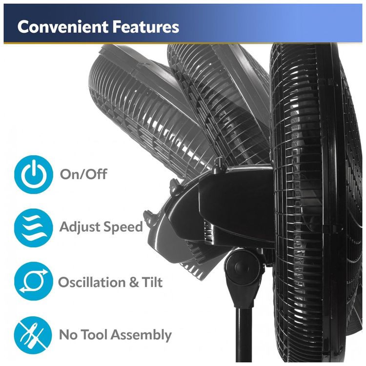 Ventilador-de-Torre-com-Altura-Ajustavel-e-3-Velocidades-foto-4