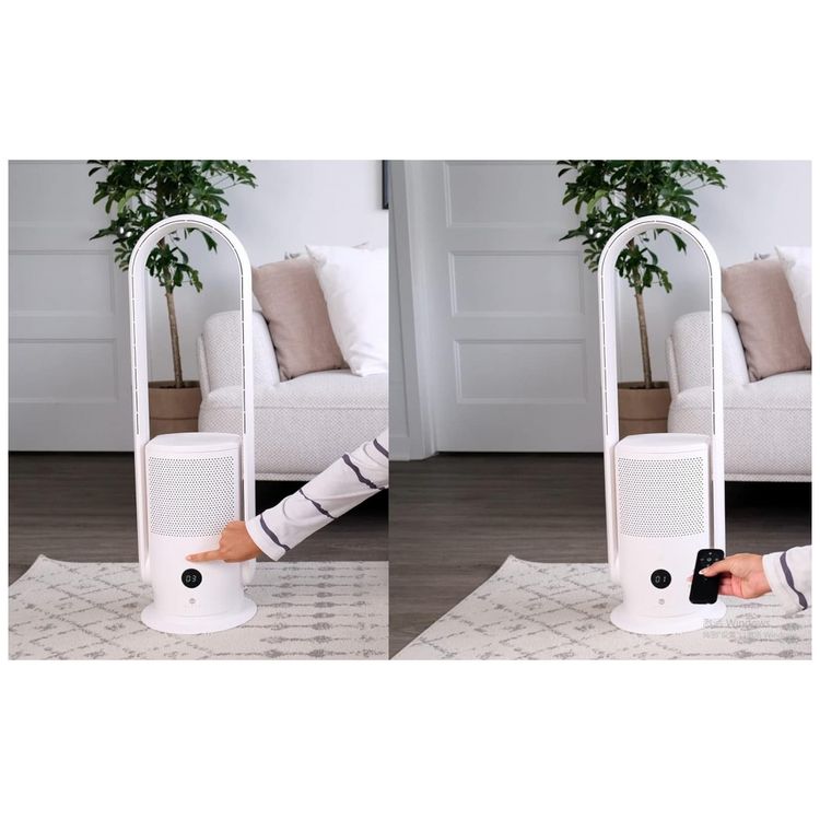 Ventilador-de-Torre-sem-Lamina-com-Filtro-HEPA-e-Controle-foto-2