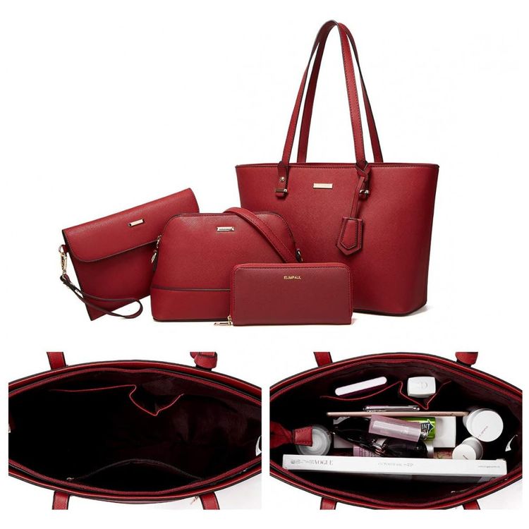 Conjunto-de-Bolsas-Femininas-em-Couro-Sintetico-4-Pecas-com-foto-4