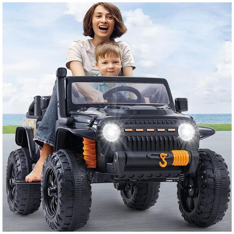 Carro-Eletrico-Infantil-2-Assentos-com-Controle-Remoto-e-foto-0