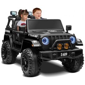 Carro-Eletrico-Infantil-2-Assentos-com-Suspensao-Luz-LED-foto-0