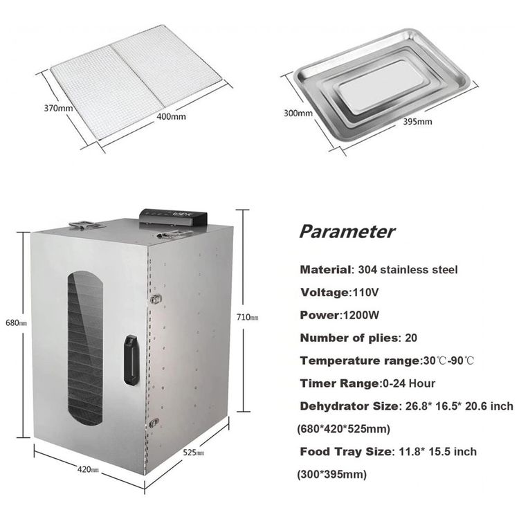 Desidratador-de-Alimentos-Profissional-com-20-Bandejas-em-foto-2